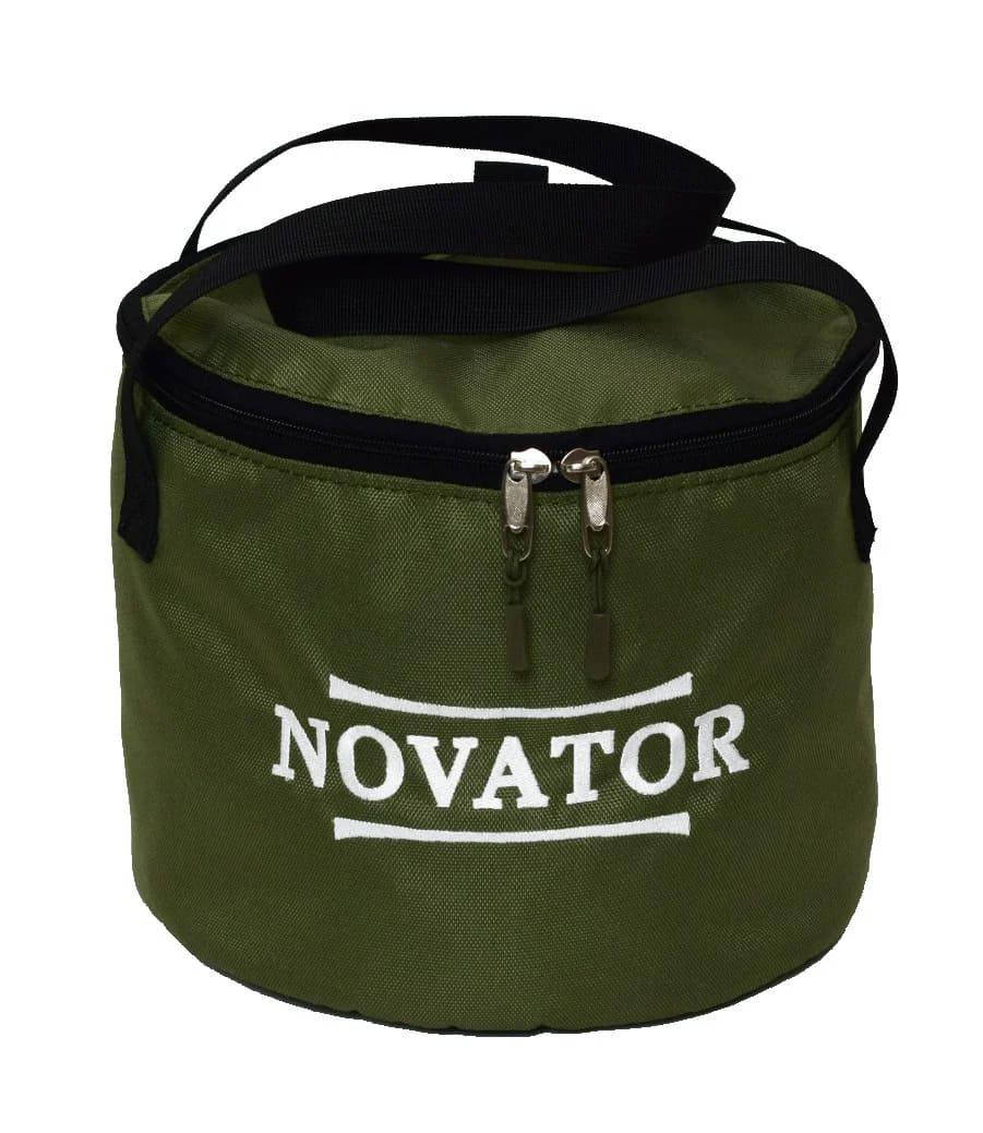

Ведро сумка для прикормки с крышкой Novator VD-2 (30×23 см)