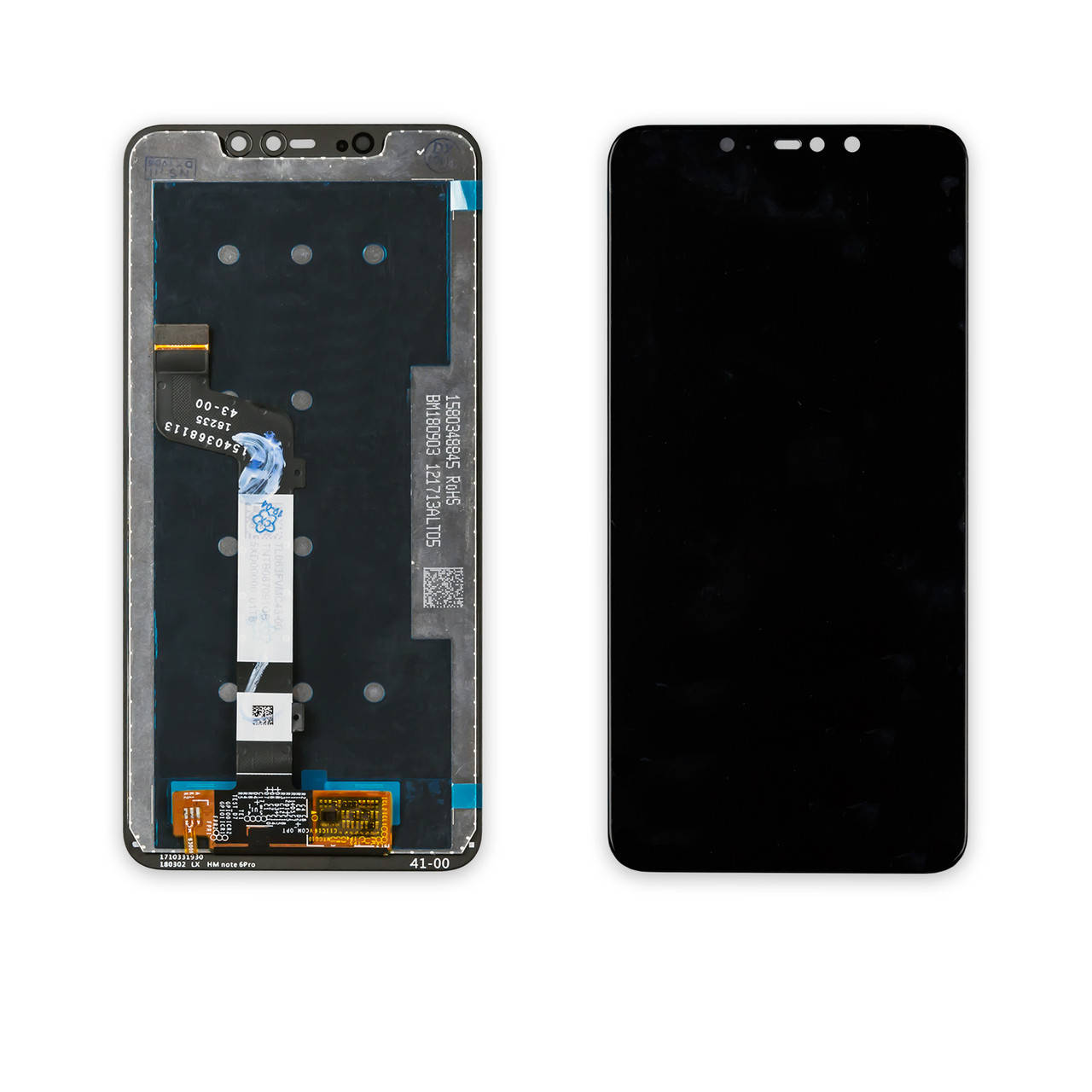 

Дисплей XIAOMI Redmi Note 6/Note 6 Pro c черным тачскрином, Черный