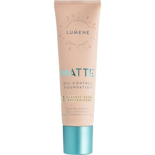 

Матирующая тональная основа Lumene Matte Control Oil-Free Foundation 1 Classic Beige