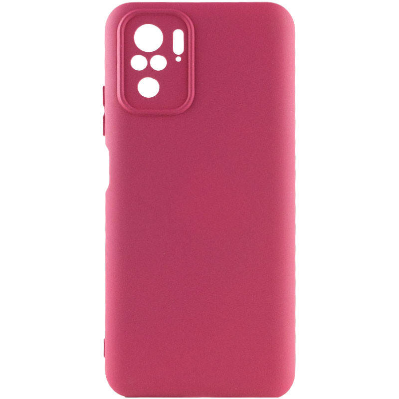 

Силиконовый Чехол с защитой камеры (A) для Xiaomi Redmi Note 10 / Note 10s (Бордовый)