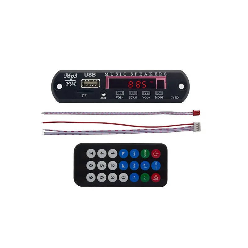 

Встраиваемый MP3 плеер FM модуль Geekcreit JRHT-Q9A USB microSD 5-12В