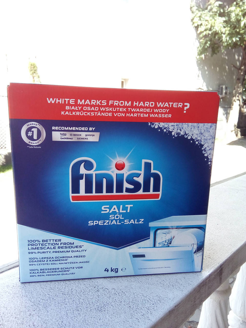 

Сіль для посудомийних машин Finish 4 кг