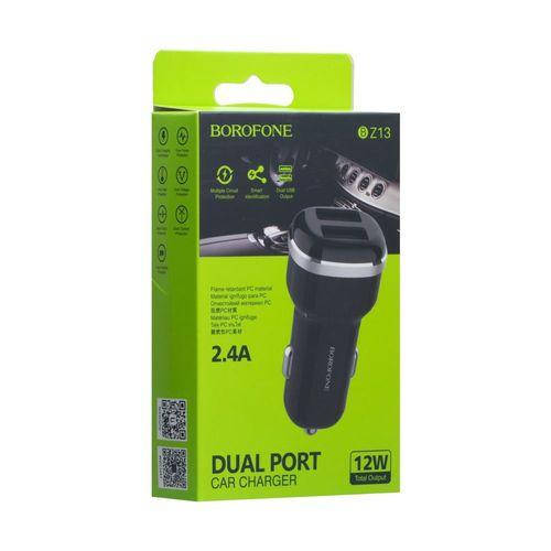 

Автомобильное зарядное устройство Borofone BZ13 (2USB/2.4A) черный