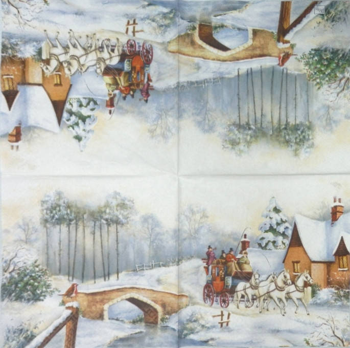 

Салфетка для декупажа 33х33см, НГГ-70