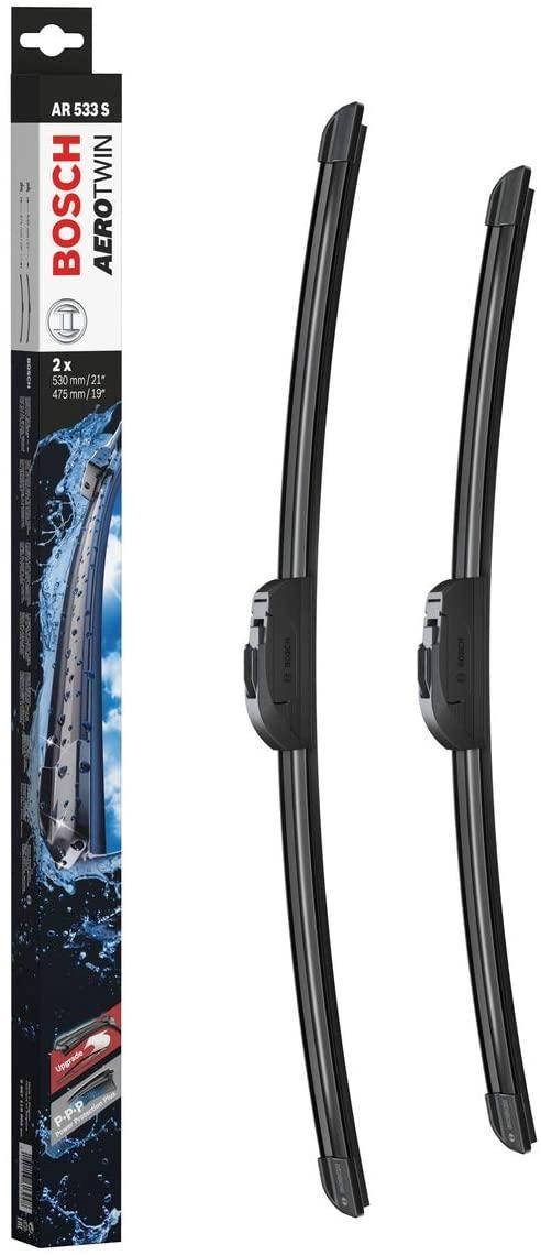 

Щетки стеклоочистителя (дворники) бескаркасные Bosch AeroTwin AR533S 530/475 мм 3397118902 комплект