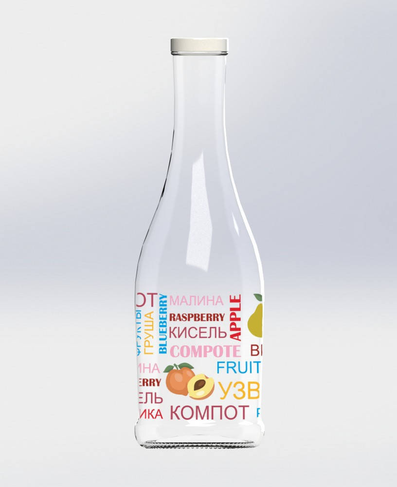 

Бутылка стеклянная Грааль Компот 1,0л.