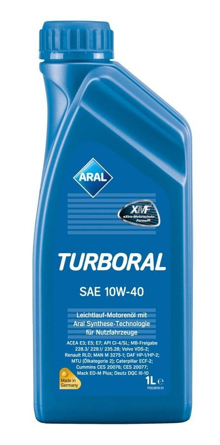 

Моторное масло Aral Turboral 10W-40 1л