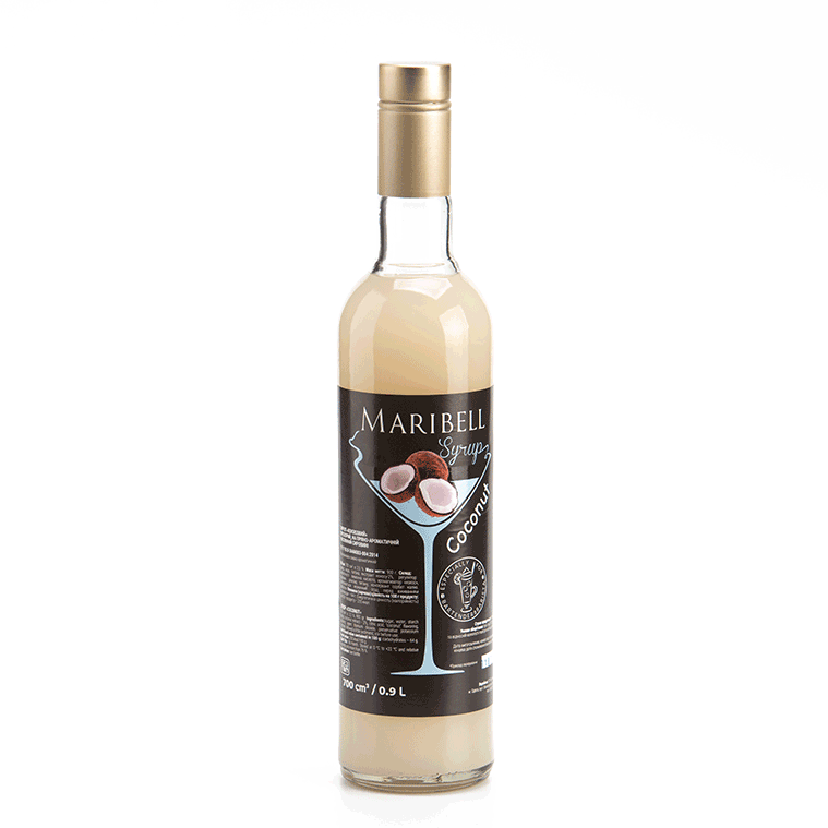 

Сироп Кокос коктейльный Maribell 700мл безалкогольный кофейный сладкий сироп Марибель
