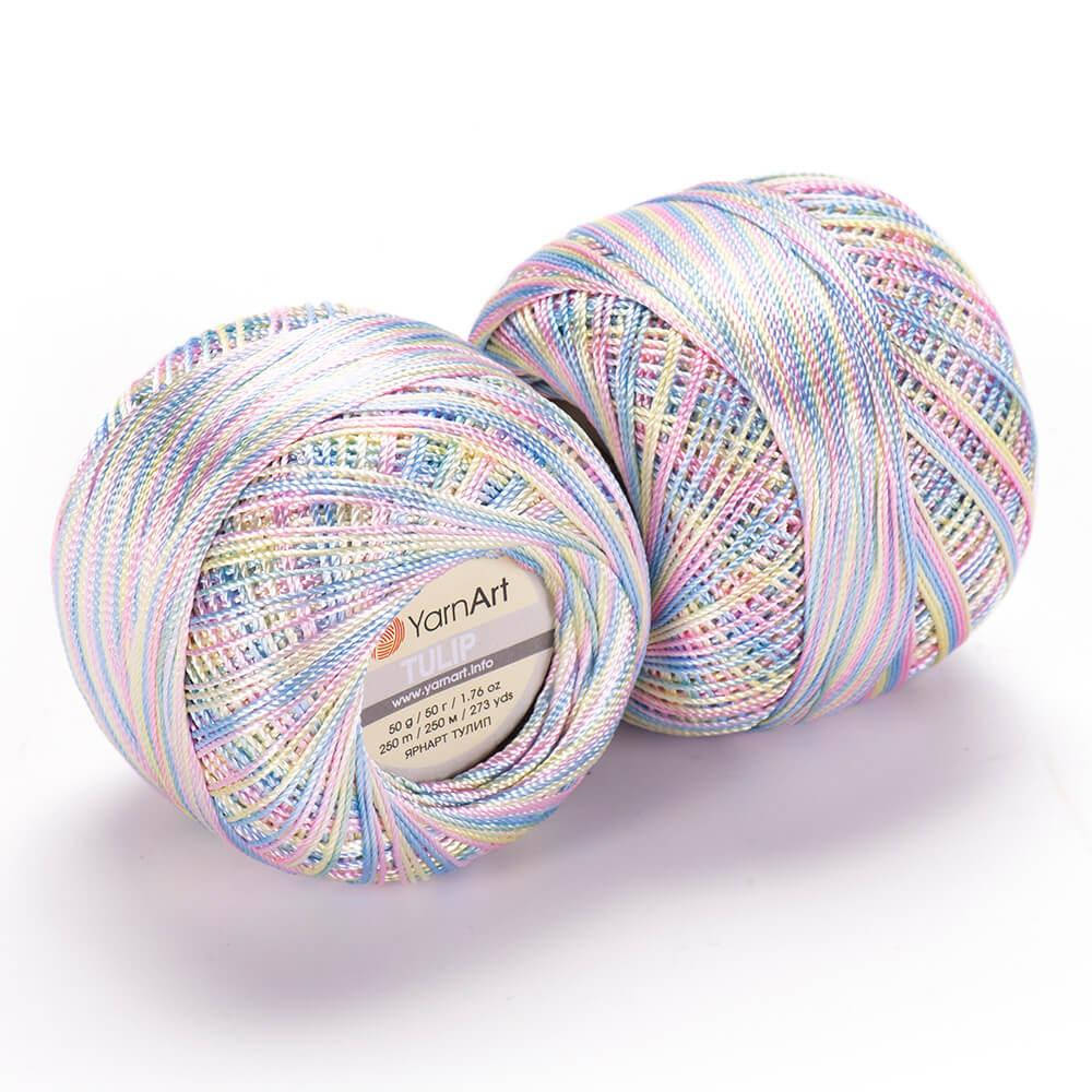

Yarnart Tulip № 448 меланж