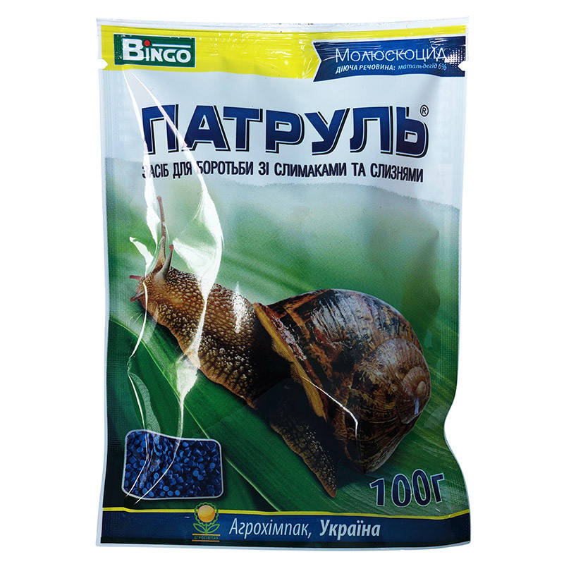 

Средство от слизней "Патруль" 100 г от Агрохимпак (оригинал)
