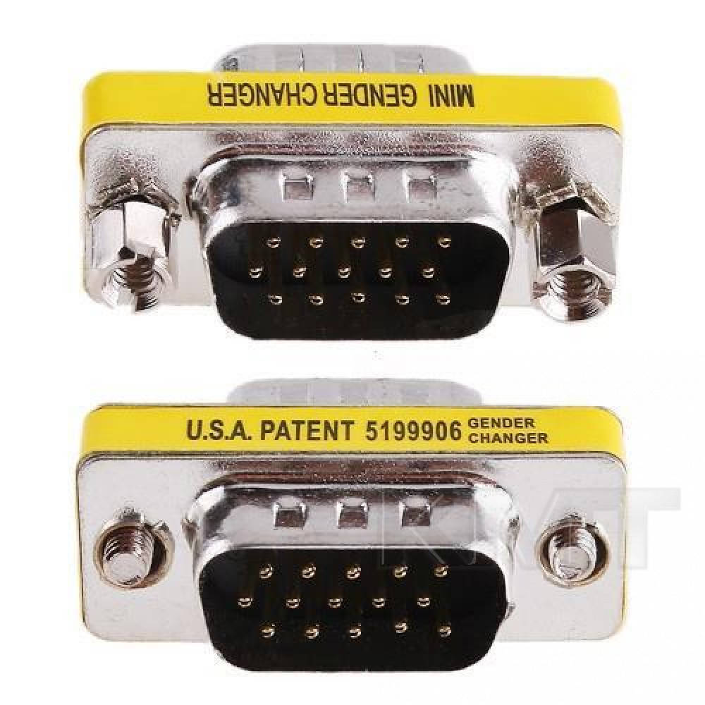 

Адаптер VGA (F) - VGA (F) — Metal Grey, Серый