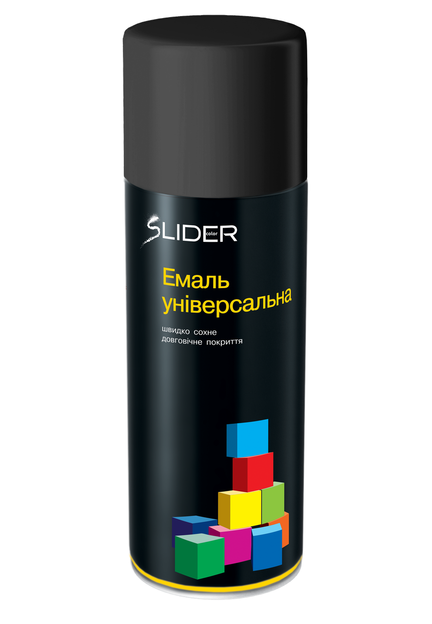

Эмаль аэрозольная Lider 9005 черный матовый 400мл, Черный матовый 9005