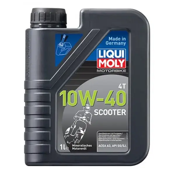 

Масло для 4-тактных двигателей - Motorbike 4T 10W-40 Scooter 1л.