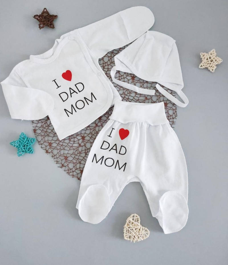 

Комплект для новорожденных из 3-х предметов кулир