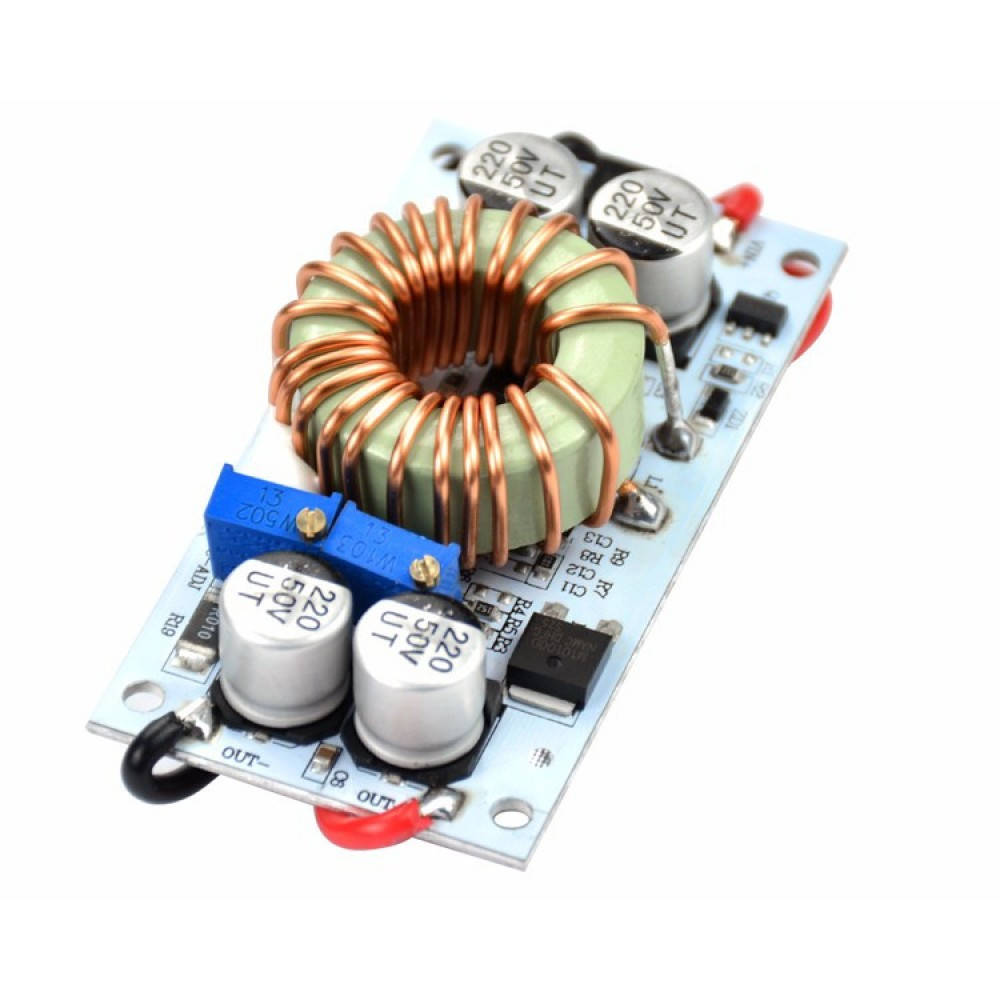 

Повышающий DC-DC преобразователь 250W 10A (8,5-48V до 12-50V) модуль