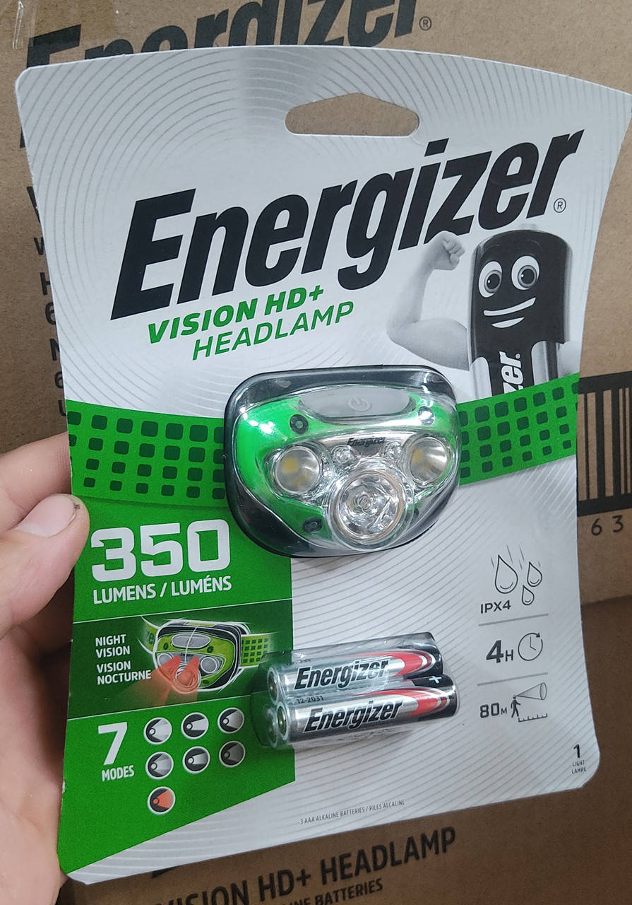 

Ліхтарик ENERGIZER HL "Vision HD +" 3xAAA, tray (HDC32), Зелёный