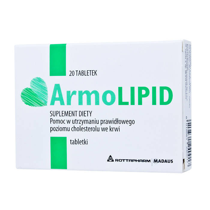 

ArmoLipid - для поддержки нормального уровня холестерина в крови, 20 таб.