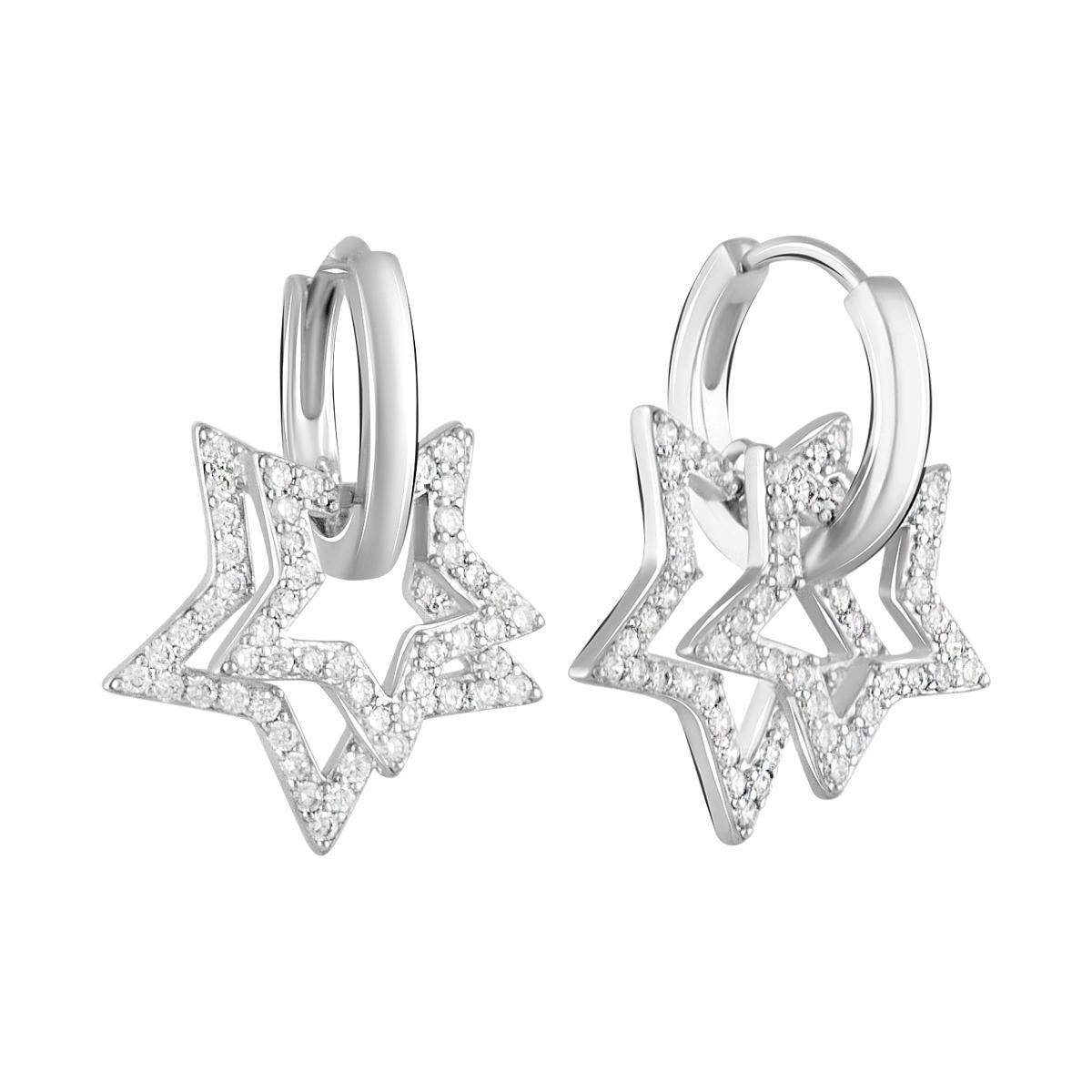 

Серебряные серьги pSilverAlex с фианитами (2102885)