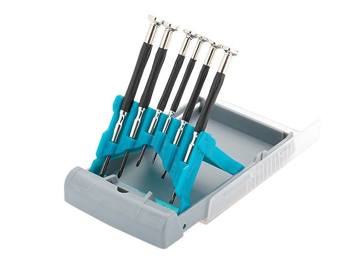 

Набор отверток для точной механики, металлические обрезиновые рукоятки 6 шт GROSS 13346