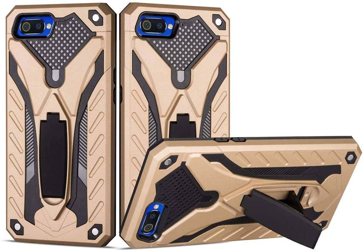 

Ударопрочный чехол Realme C2 (2020) (с подставкой) (Реалми С2), Золотой