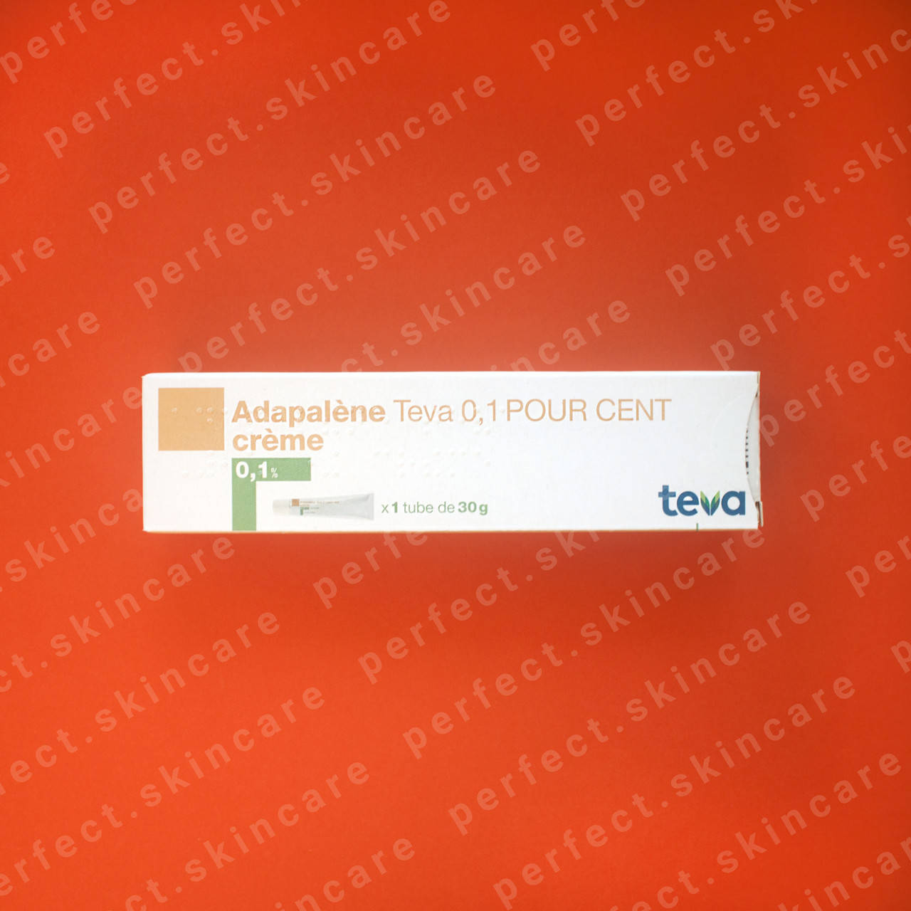 

Адапален крем TEVA 0,1% 30g, Франция Adapalene creme TEVA 0,1%