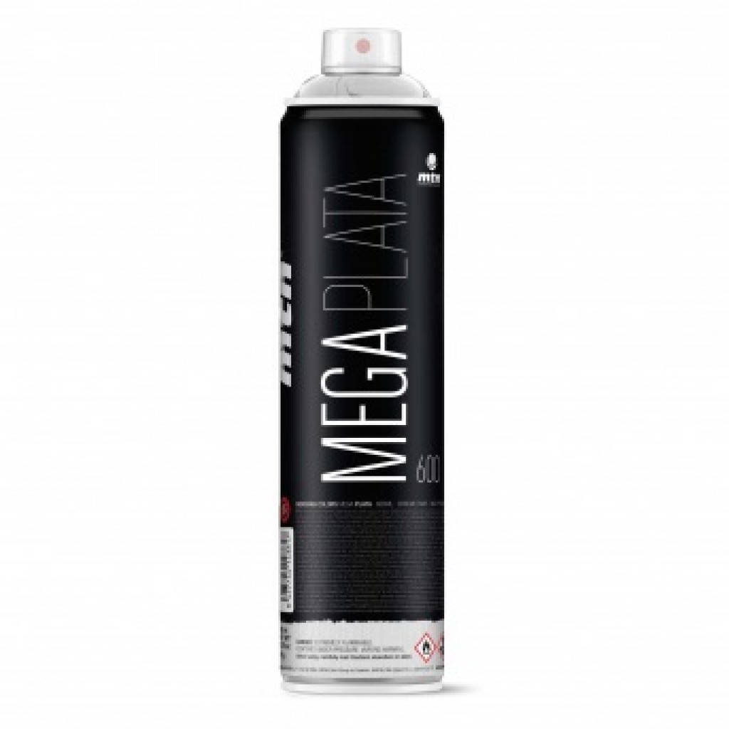 

Краска универсальная глянцевая MTN (Montana Colors) MEGA, 600 мл Аэрозоль Серебро