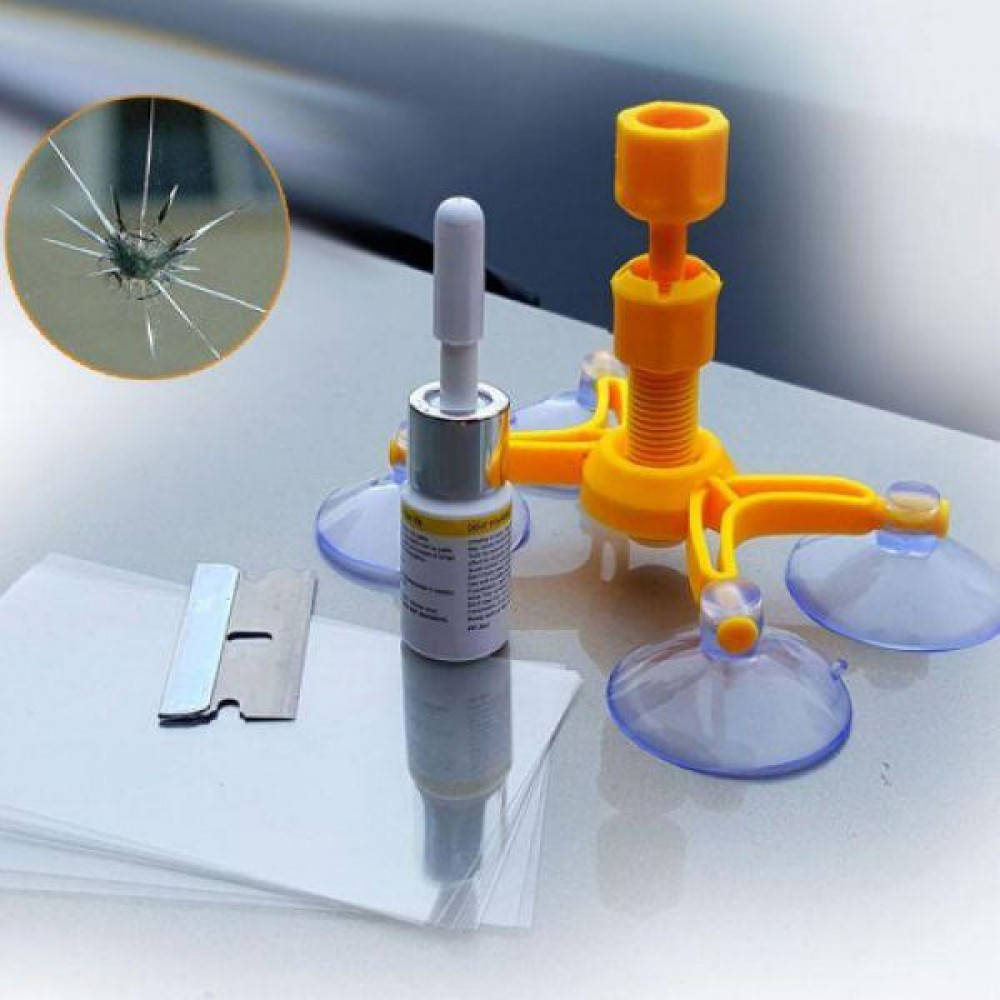 

Набор для ремонта лобового стекла 3ml Sunroz Windshield Repair