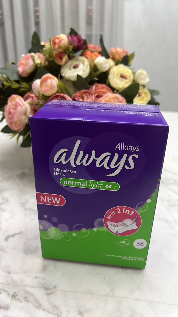 

Гігієнічні прокладки, 38 шт. Always Dailies Extra Protect Large
