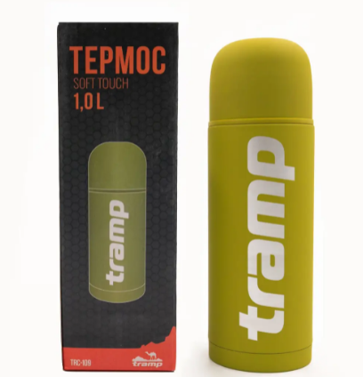 

Термос Tramp Soft Touch 1.0 л жёлтый, Лимонный
