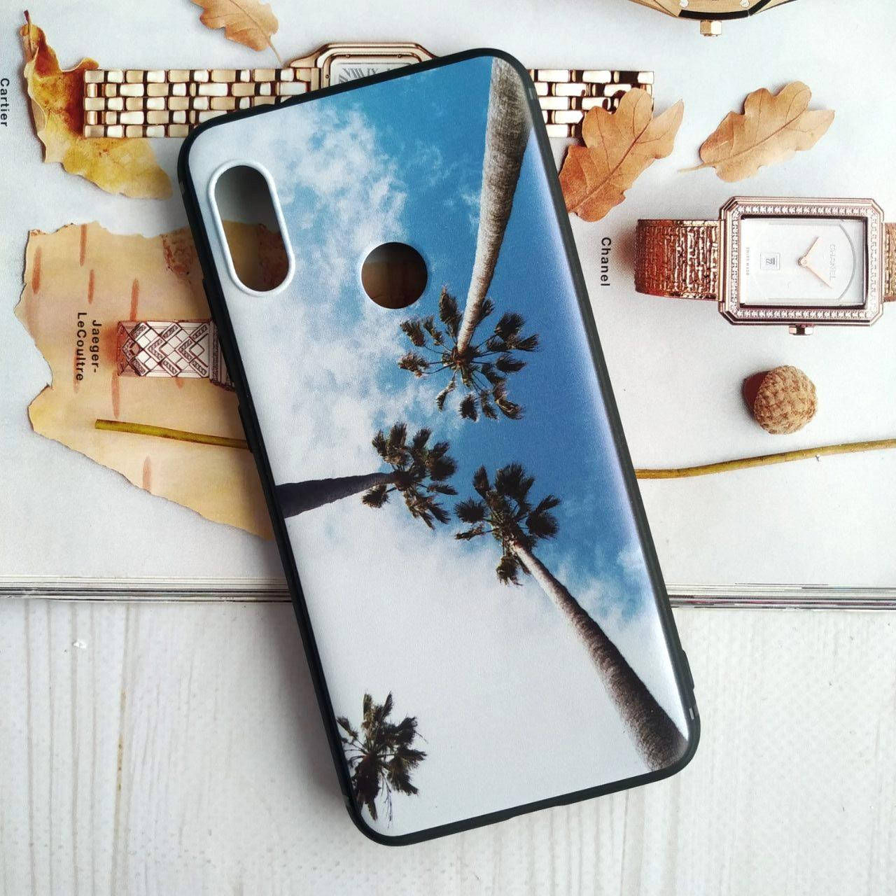 

Чехол на Xiaomi Mi A2 Lite / Redmi 6 Pro с рисунком Пальмы, Красный