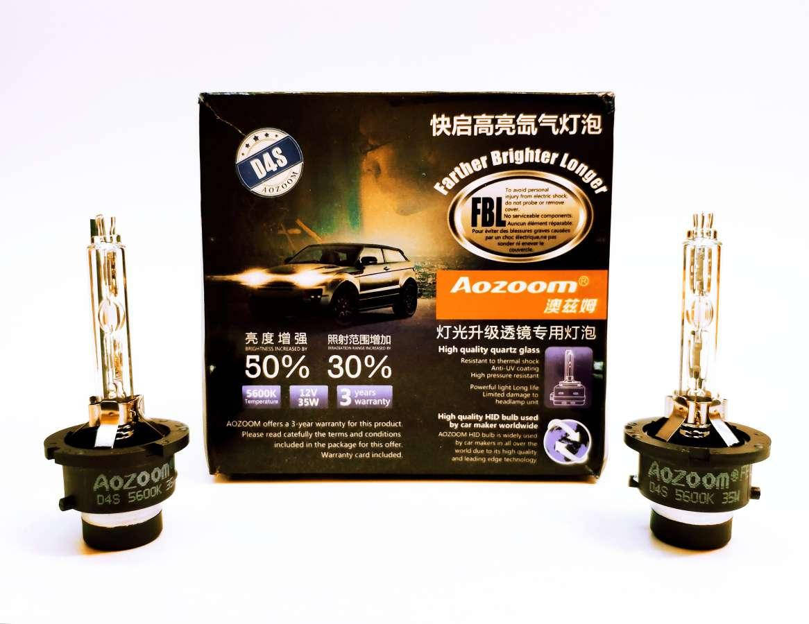 

Комплект ксеноновых ламп Aozoom FBL, +50%, D4S, 5500K, 35W