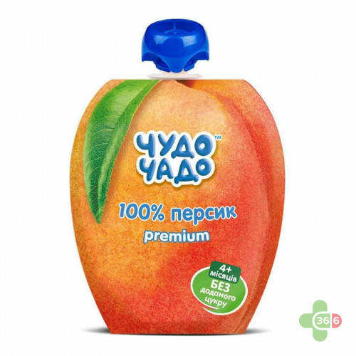 

Чудо-Чадо пюре 90г DP персик б/цукр.