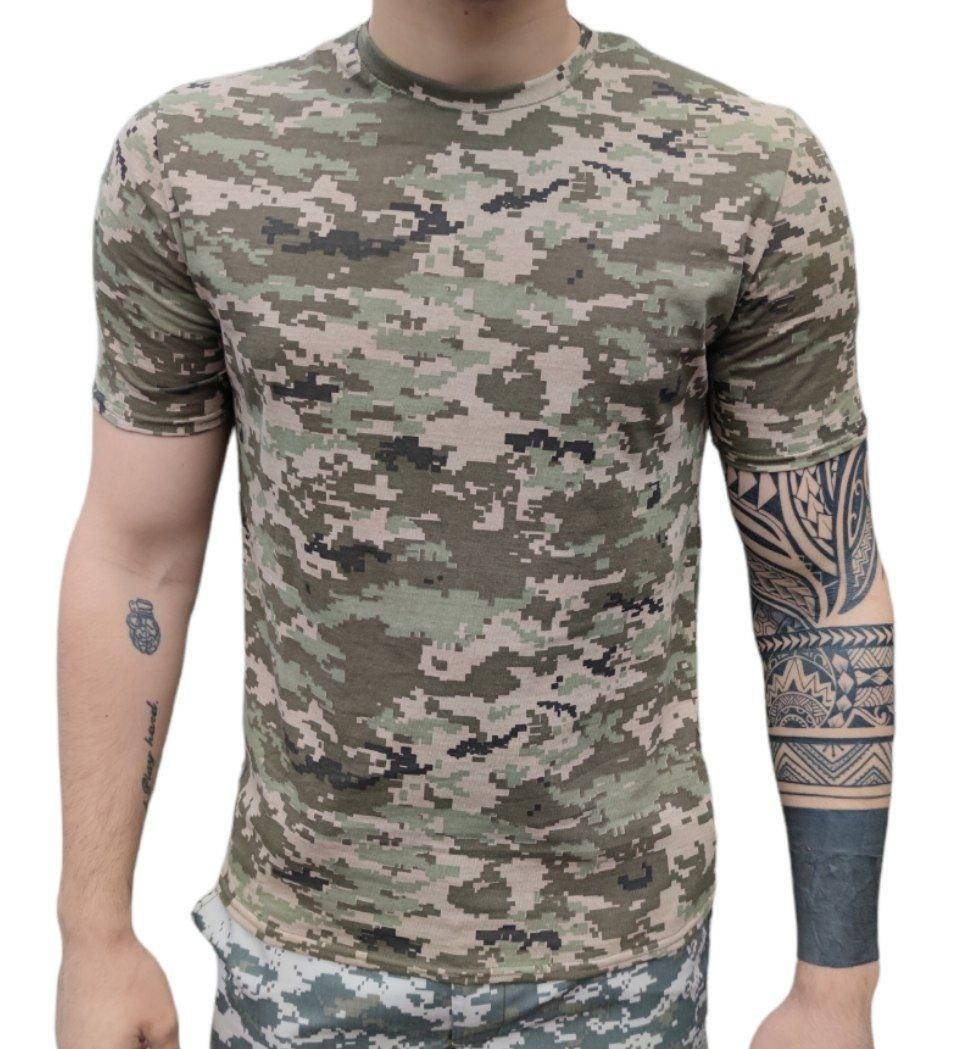 

Футболка камуфляжная Зелёный пиксель