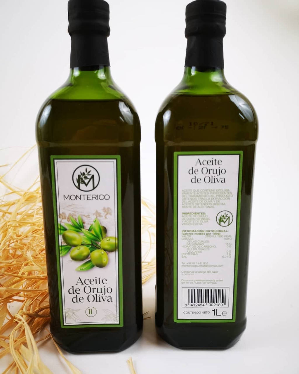 

Оливковое масло Monterico Aceite de Orujo de Oliva 1 литр Испания