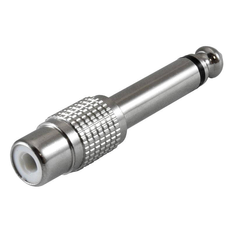 

Переходник тюльпан (RCA) - моно джек-(1/4" Phone Jack)