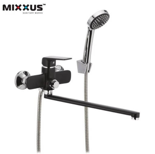 

Смеситель для ванной Mixxus Oregon 006 button black, Черный