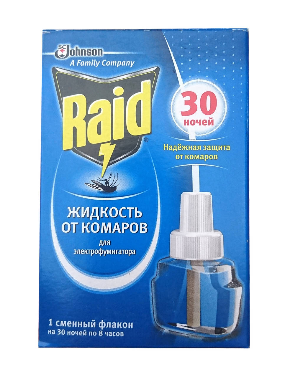 

Жидкость RAID от комаров 30 ночей