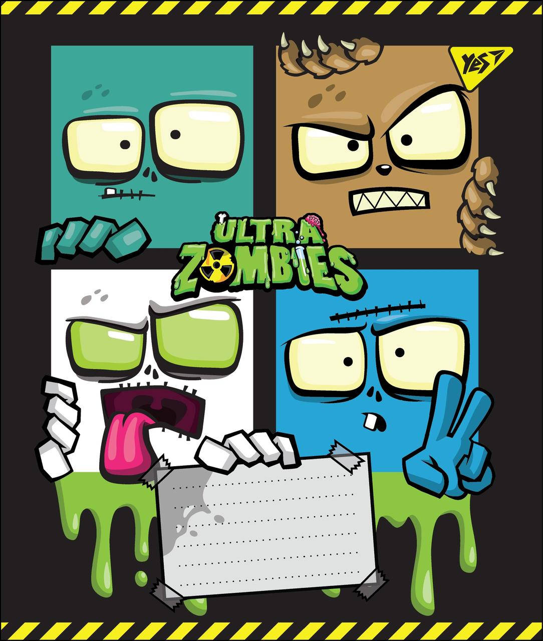 

Зошит 12арк. лін. YES Ultra Zombies 763922