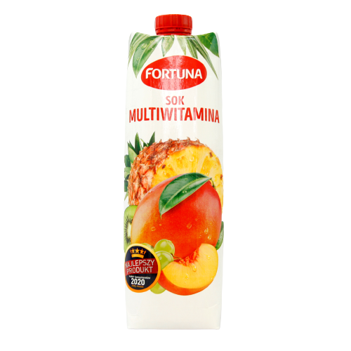 

Сік Фортуна мультифруктовий Fortuna multiwitamina sok 1L 12шт/ящ (Код : 00-00011807)
