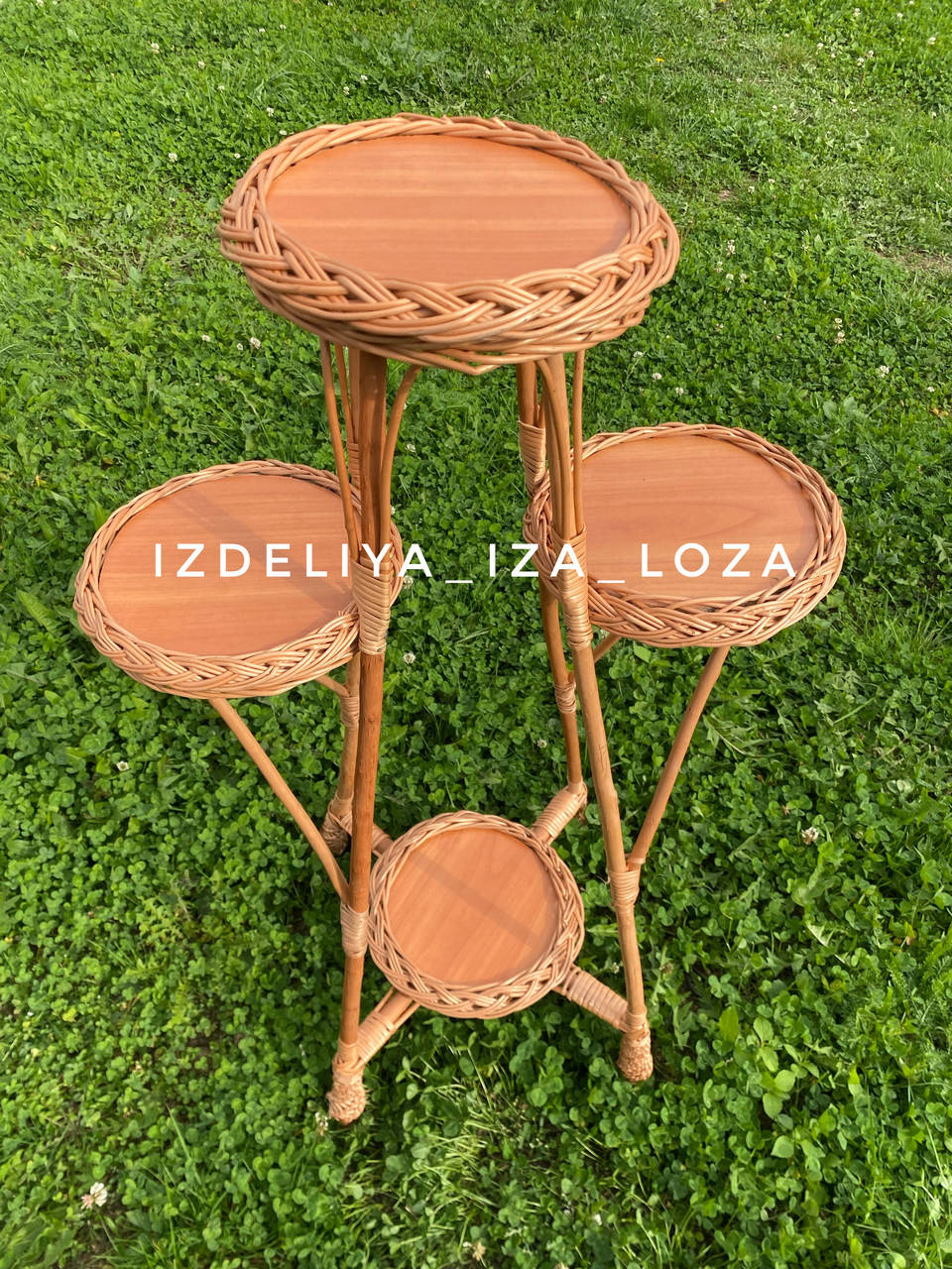 

Подставка под цветы «Модная» на 4 вазона