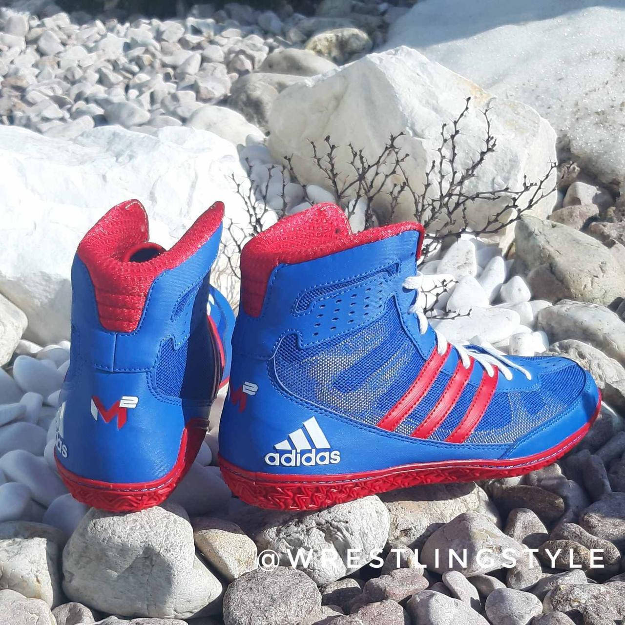 

Борцовки, боксерки Adidas Mat Wizard 3. Обувь для борьбы, бокса. 40.5, Синий
