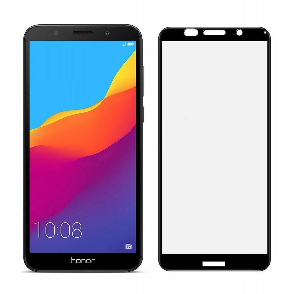 

5D стекло Huawei Y5 2018 / Honor 7A (Защитное Full Glue) Черный