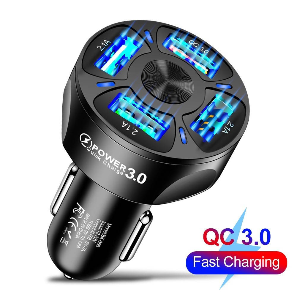 

Автомобильное зарядное устройство для мобильных телефонов с поддержкой Quick Charge 3.0