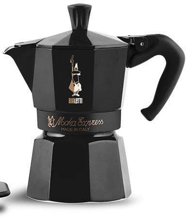 

Гейзерная кофеварка Bialetti Moka Express Black Star Edition (3 чашки - 170 мл)