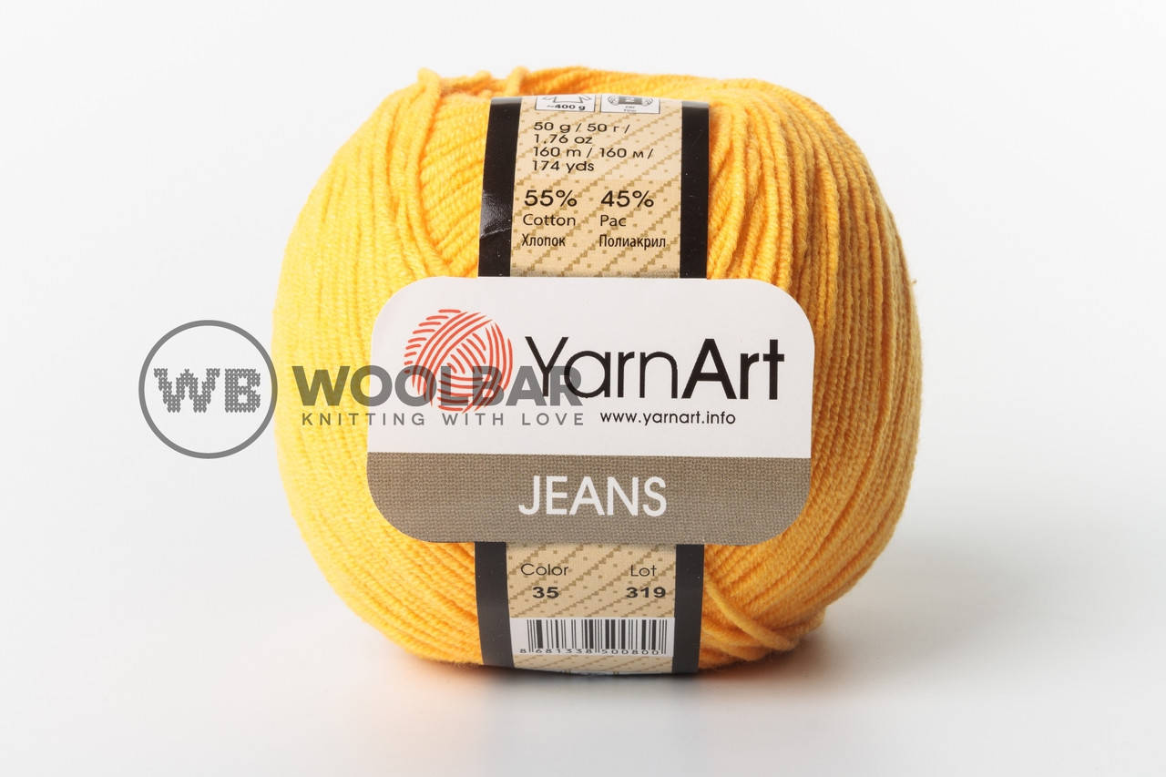 

Пряжа YarnArt Jeans 35 пастельный оранж