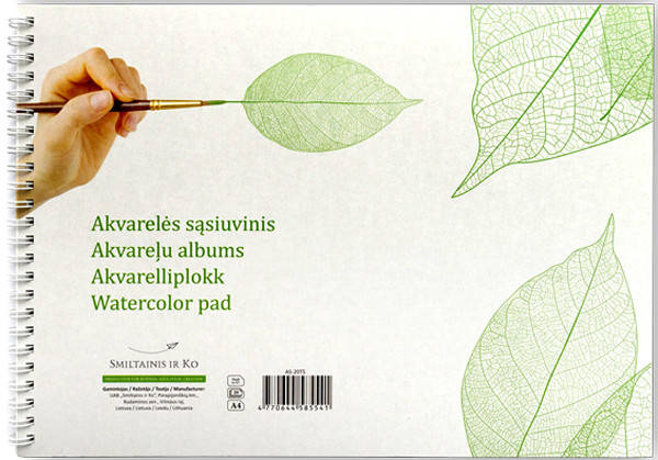 

Альбом для рисования A4 Smiltainis 200г/м2 20л на спирали (4770644585541)