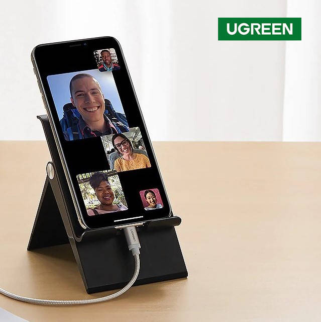 

Подставка-держатель для телефона настольная телескопическая Ugreen LP247 (черная), Черный