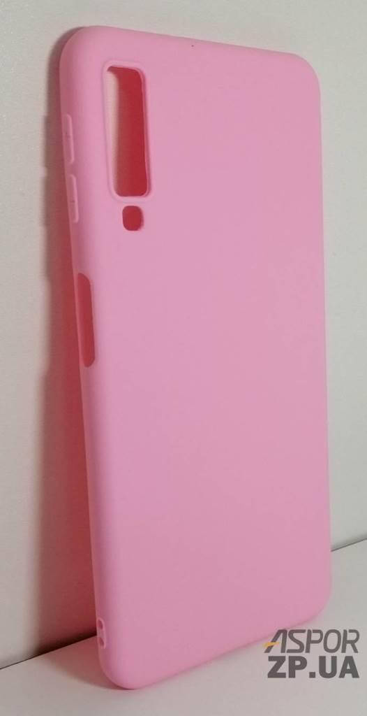 

(ZP) Чехол-накладка TPU Soft case для Samsung A750/A7 2018- розовый