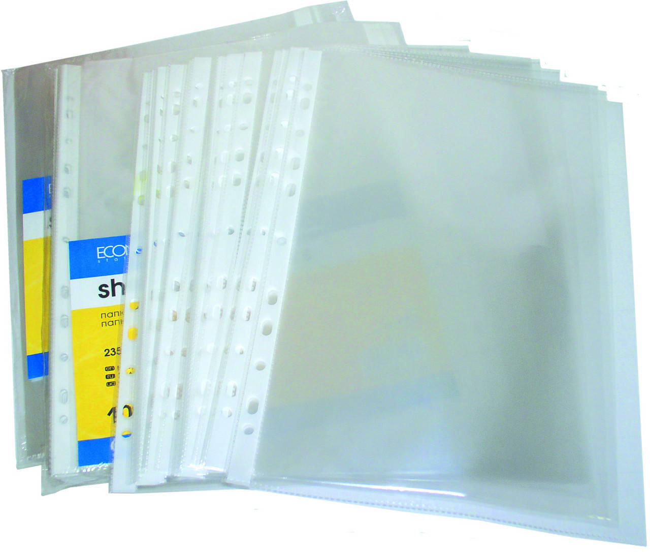 

Файл для документів А4+ Economix, 40 мкм, фактура "глянець" (100 шт/уп)