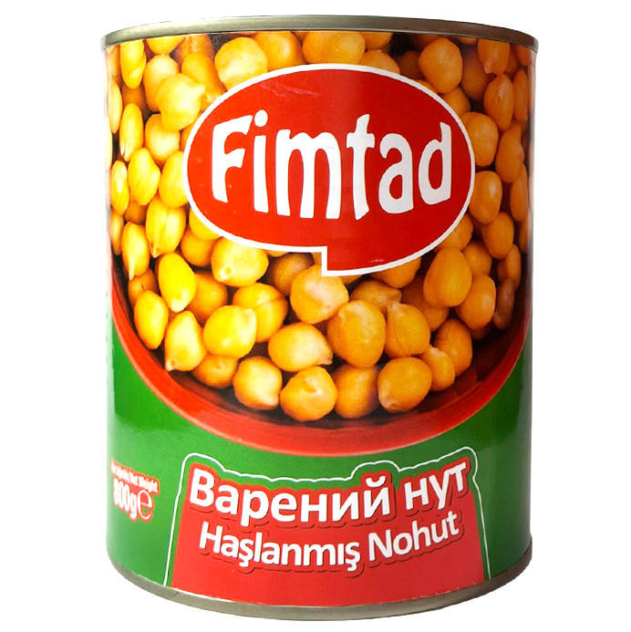 

Нут консервированный "Fimtad" 800 г, Турция